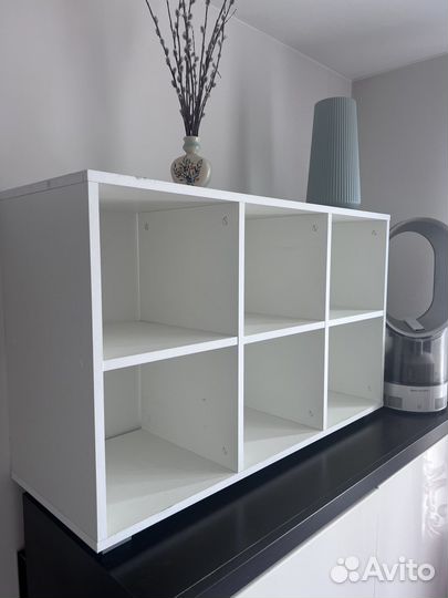 Полка настенная белая