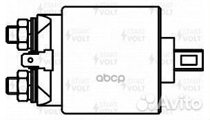 Реле втягивающее стартера для а/м Nissan X-Trail