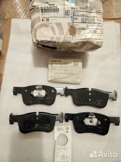 BMW 1/2 F-series Колодки тормозные передние