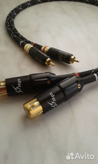 XLR - RCA межблочный кабель