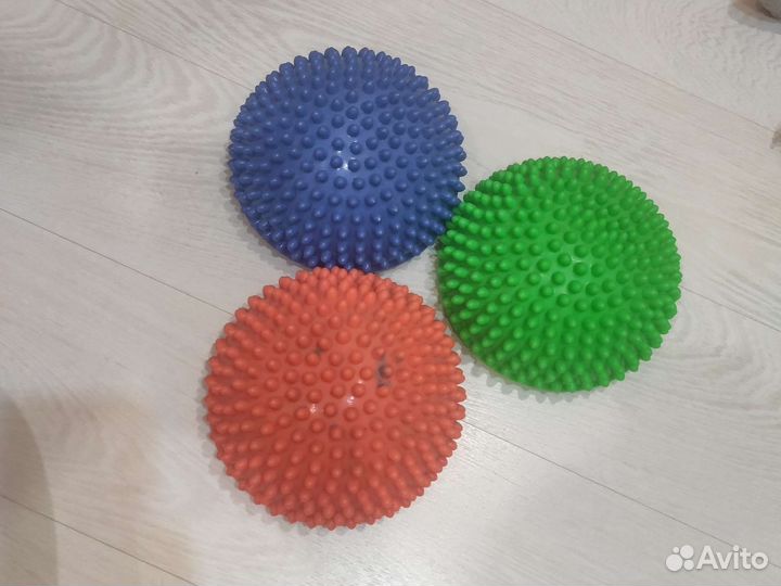 Балансировочные подушки массажные полусферы набор