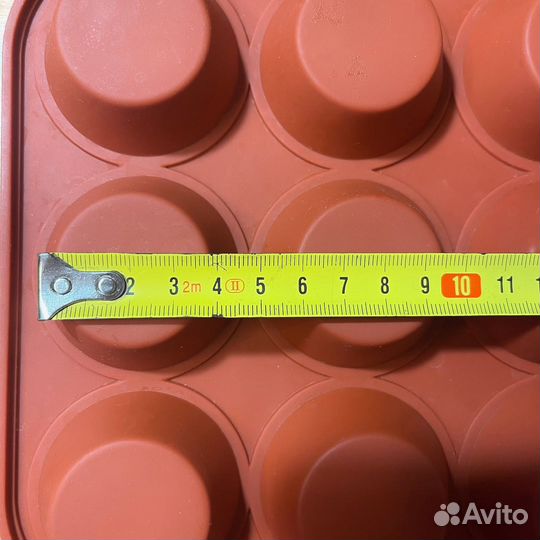 Силиконовая форма для выпечки кексов