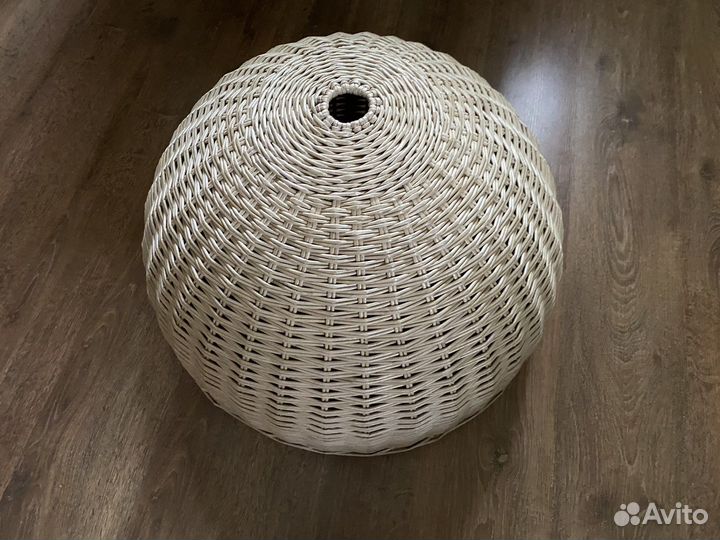 Абажур плетеный