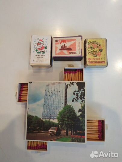 Спичичные коробки. Спички. Из СССР