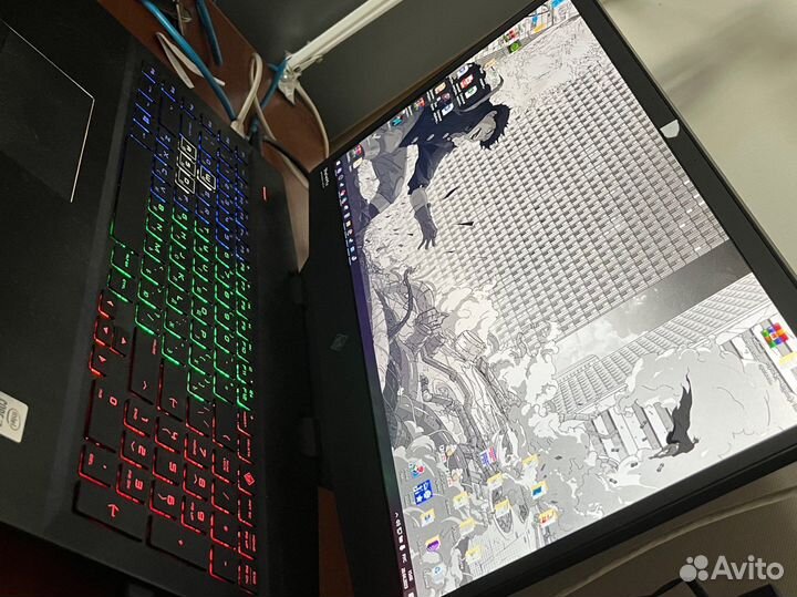 Hp omen 17 игровой ноутбук 2060rtx i7-10th 144hz