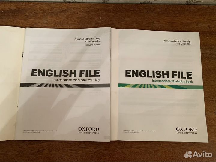 Учебник Oxford Intermediate English File
