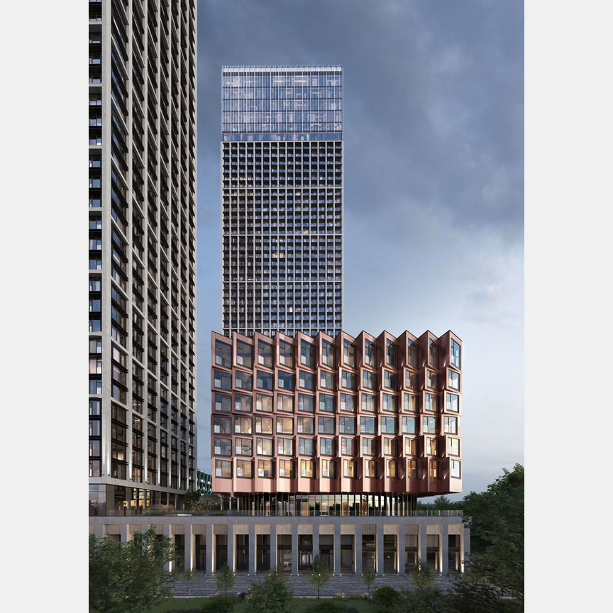 1-к. квартира, 43,3 м², 25/55 эт.