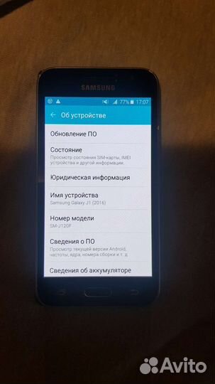 Samsung Galaxy J1 (2016) SM-J120F/DS, 8 ГБ