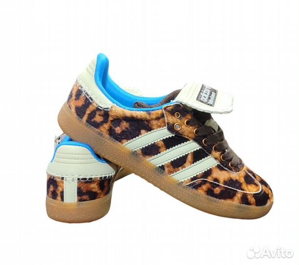 Adidas samba wales bonner leopard