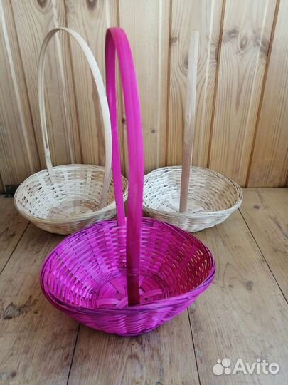 Корзина плетеная для цветов