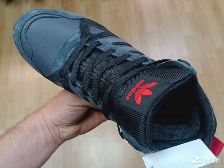 Кроссовки зимние Adidas ZX 750 dark grey