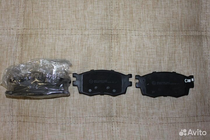 Тормозные колодки передние на киа рио 2