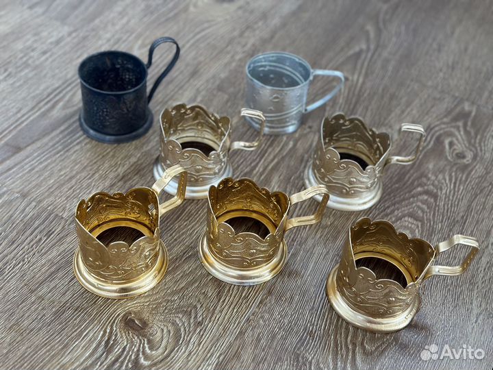 Стаканы граненые,подстаканники СССР