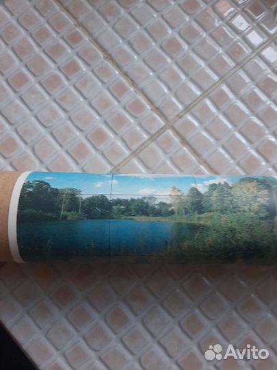 Фото панно озеро и лес 165 на 225 новые