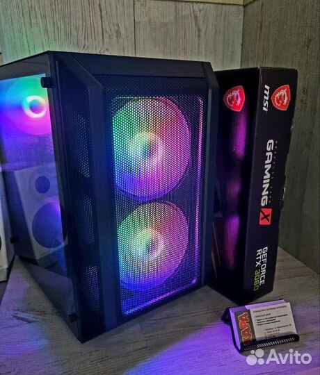 Игровой пк AMD Ryzen 5/16GB/SSD 500GB/RTX 2060 6GB