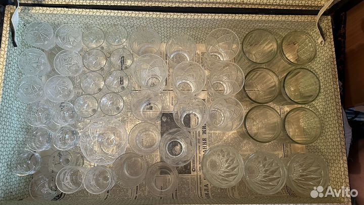Рюмки, фужеры, хрусталь СССР