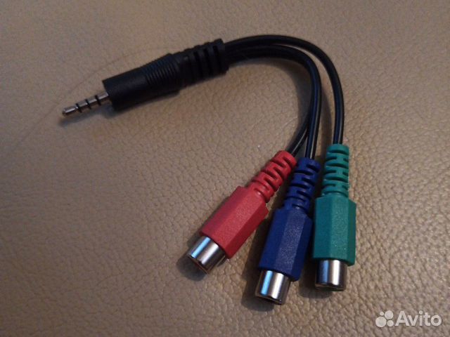 3RCA адаптер папа мама