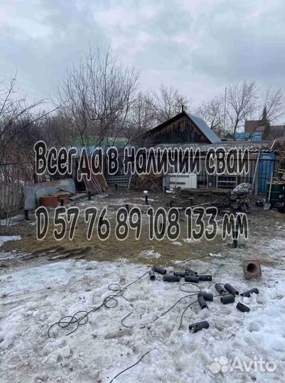 Винтовые сваи теплица