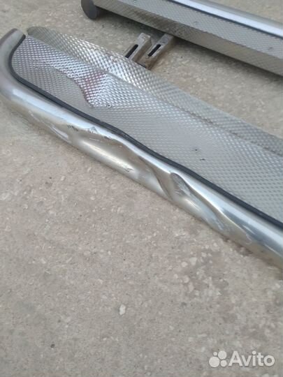 Подножка порога на mitsubishi L200