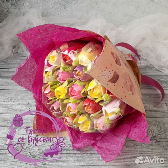 Зефирные букеты, зефир в подарок