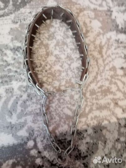 Ошейник натуральная кожа