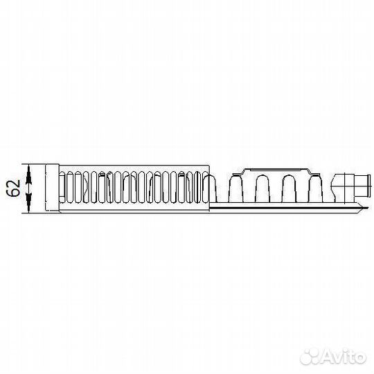 Радиатор стальной панельный axis 11 500 x 1300 Cla