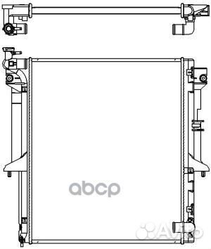 Радиатор основной 24 мм sakura 33211053 3321105