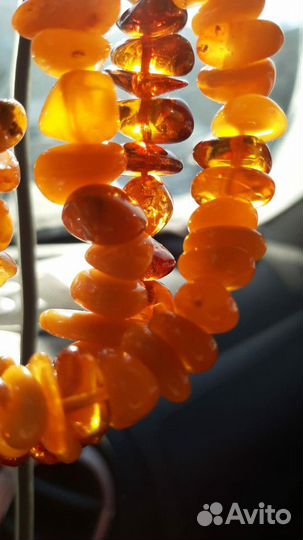 Бусы янтарные СССР