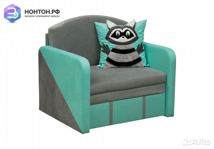 Тахта Мася-15 бирюзовая / серая