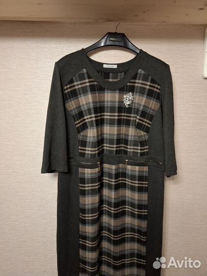 Платье женское 56 размер комбинированный