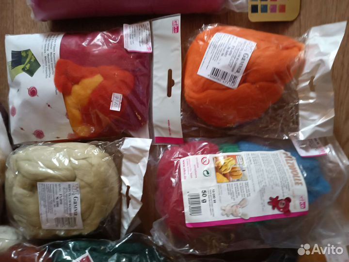 Шерсть для валяния