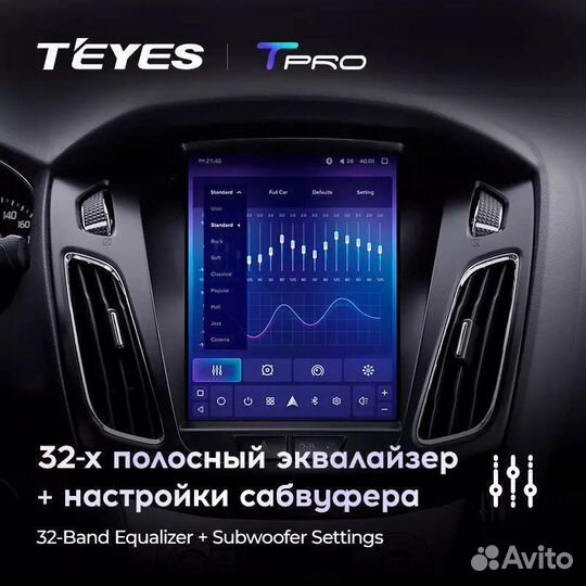 Магнитола Tesla Teyes tpro2 4/32 Focus 3 11-18