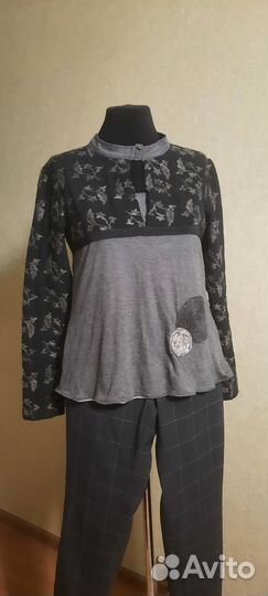 Оригинальная кофточка туника Enjoy Paris 44 размер