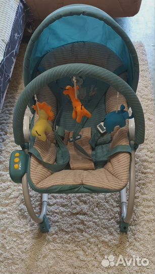 Качели и шезлонги для малышей babyton