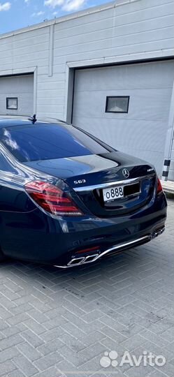 Mercedes S222 рестайлинг AMG 63 бампера