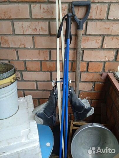 Беговые лыжи полупластик