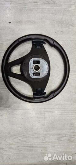 Руль mercedes w205 c205 коричневый