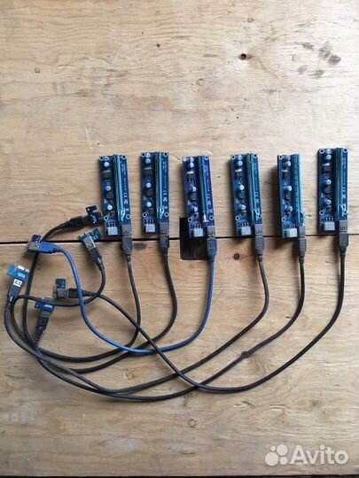 Комплект райзеров ver. 006c 6 штук в сборе