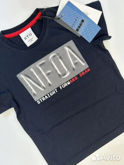 Футболка для мальчика 104 новая Италия