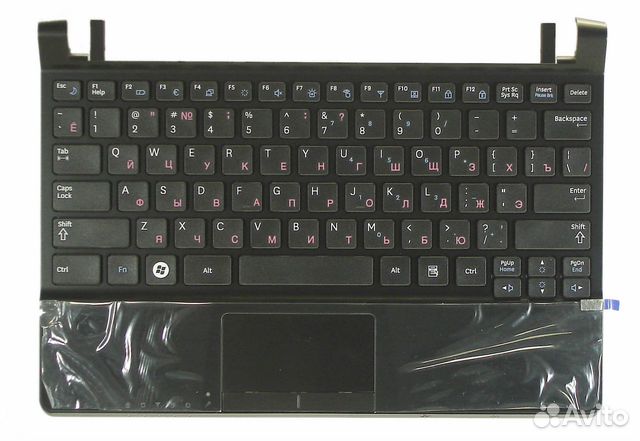 Клавиатура панелью к Samsung N350 Series, Черная