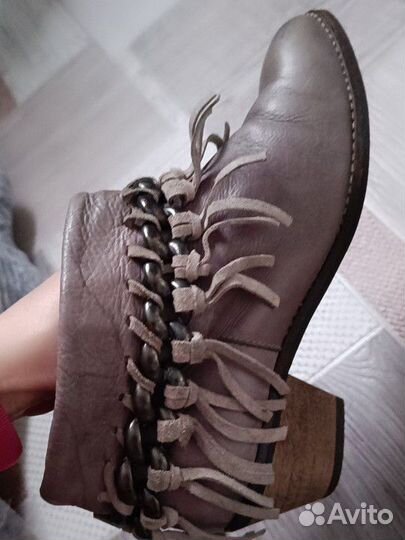 Ботинки женские,38.5 размер, натуральные