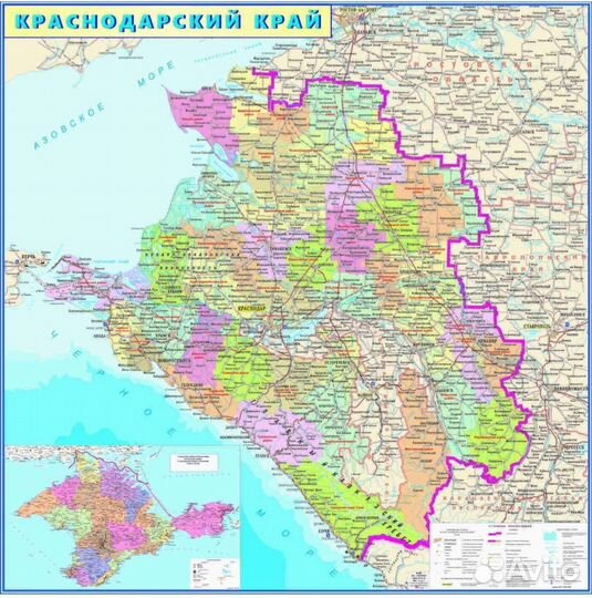 Карты Краснодарского края