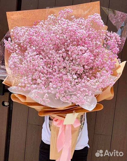 WOW Букеты из Гипсофилы. Доставка/Самовывоз