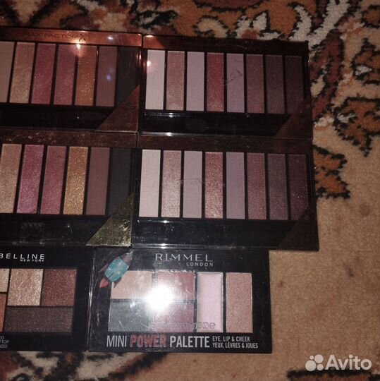 Помады, туши, тени Maybelline, Rimmel, Max Factor