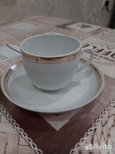 Чашка с блюдцем СССР