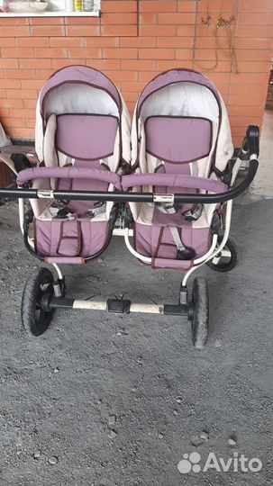 Коляска 2в 1 для двойни