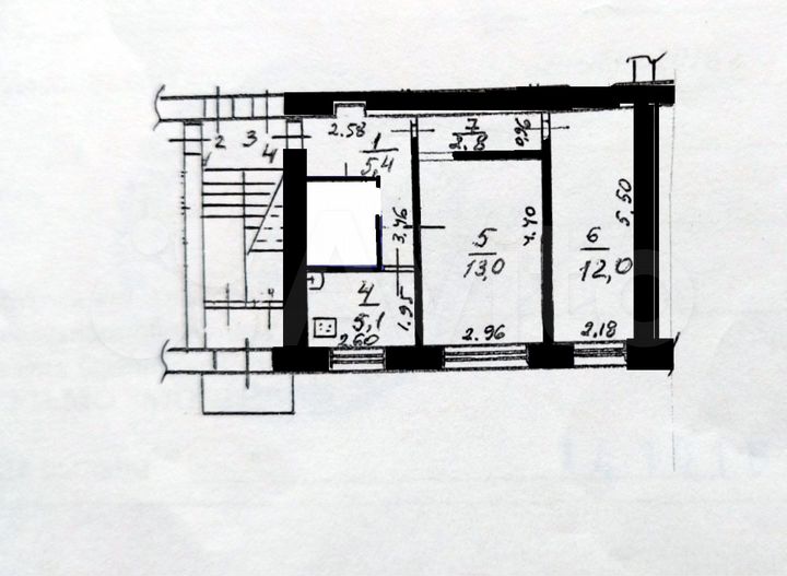 2-к. квартира, 41,5 м², 1/3 эт.