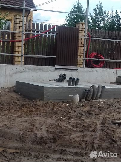 Фундамент. Фундамент под ключ. Заливка фундамента