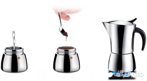 Кофеварка гейзерная tescoma Monte Carlo 6 кружек