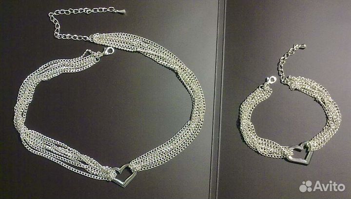 Набор колье и браслет